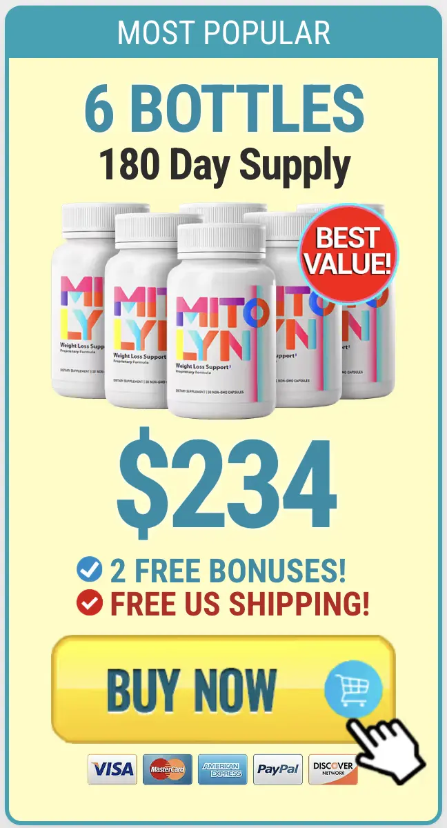 Mitolyn mitolyn Pro order 6 bottles